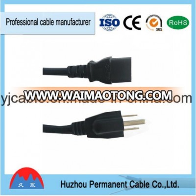 Wholesale American UL Plug Extension Power Plug Cable 3 Pin Power Cord Ningbo