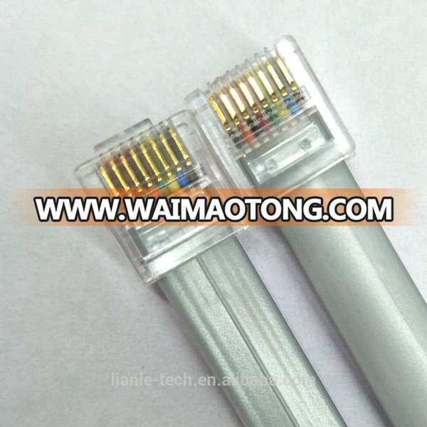 Rj45 Plug Rj45 8C Flat Telephone Cable With Factory Price