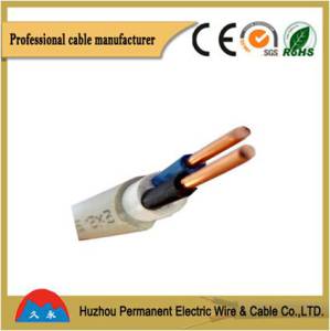 Electric Wire with Aluminium Conduct, Electric Cable, PVC Insulation, 2 Cores